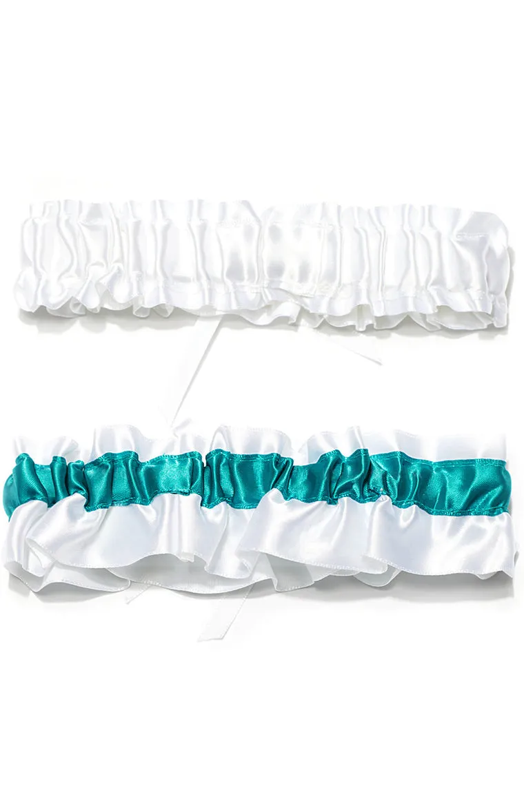 2-Piece Fabulous Satin Wedding Garters