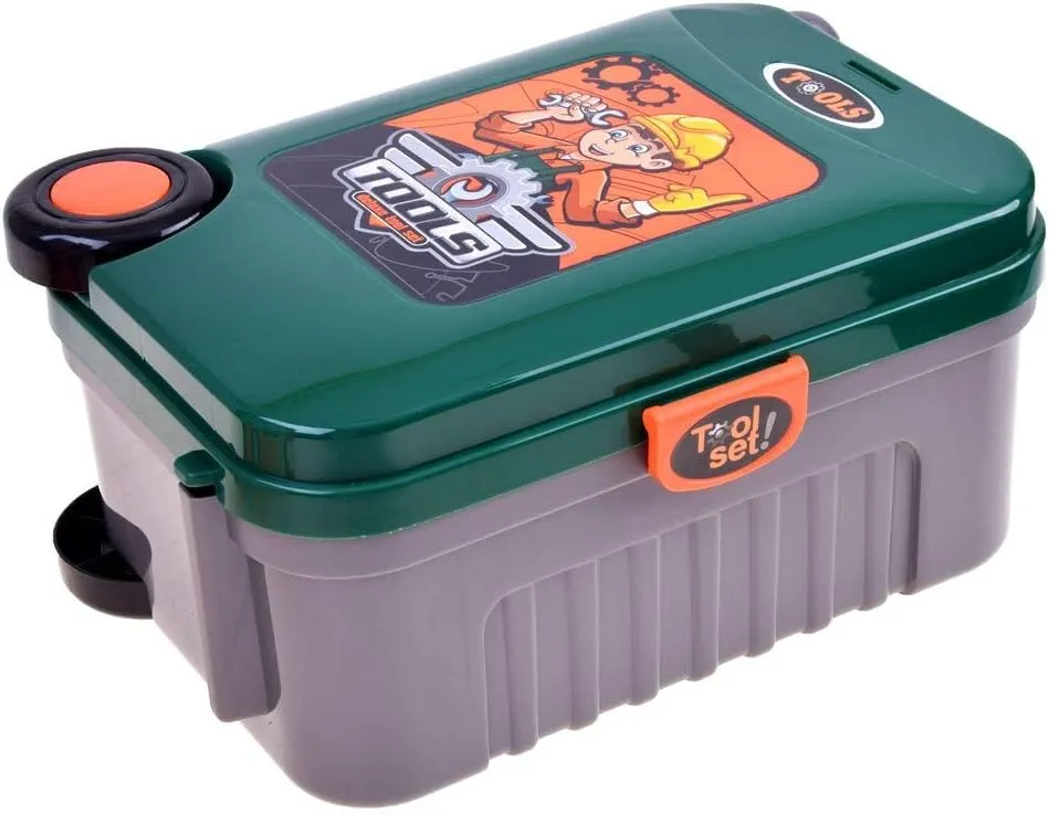 3-In-1 Portable Children'S Toy Tool Bench Travel Suitcase