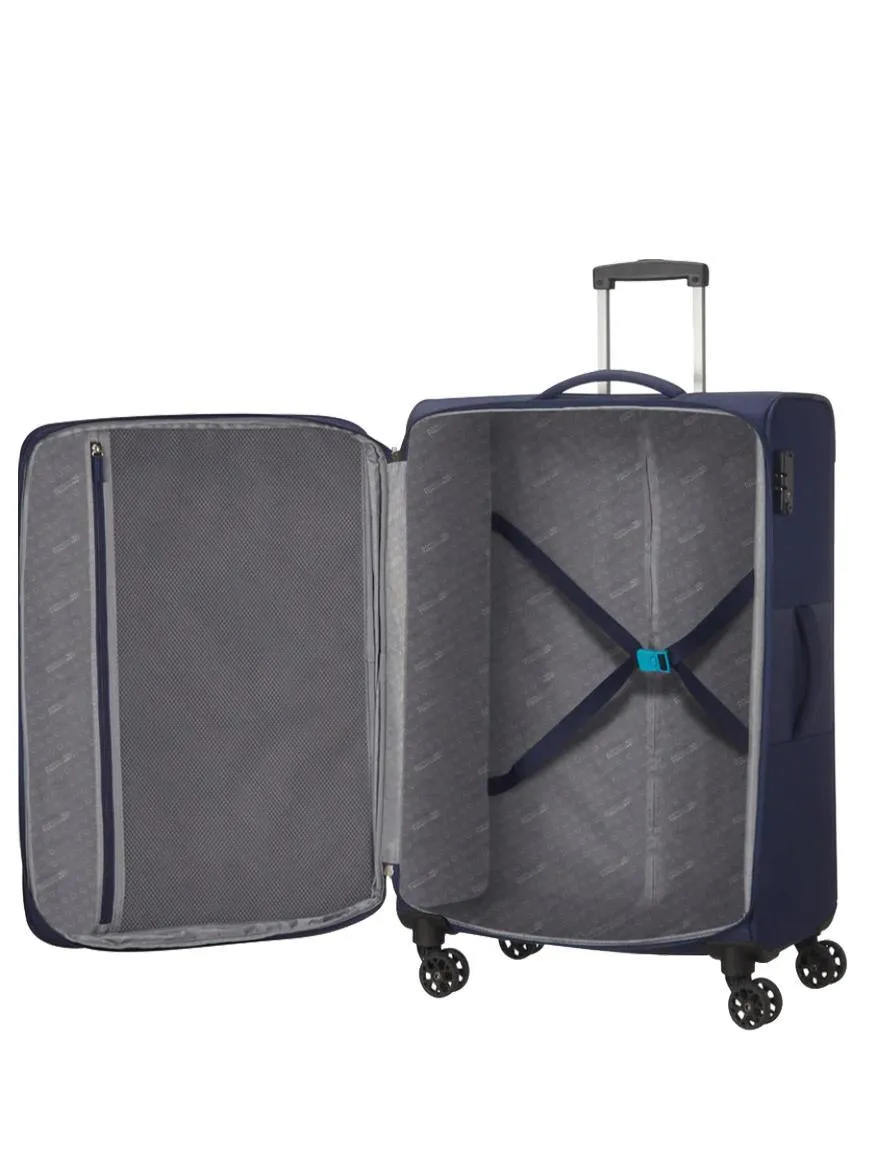American Tourister - Set of 3 Expandable Blue - Deep Dive