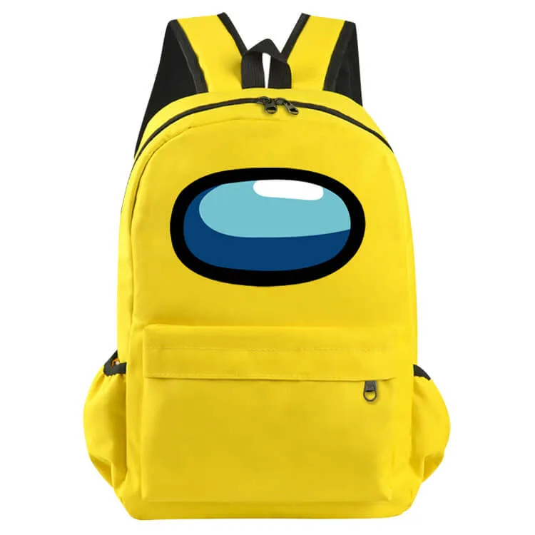 Among us Cosplay Canvas Waterproof Backpack Halloween School Bags