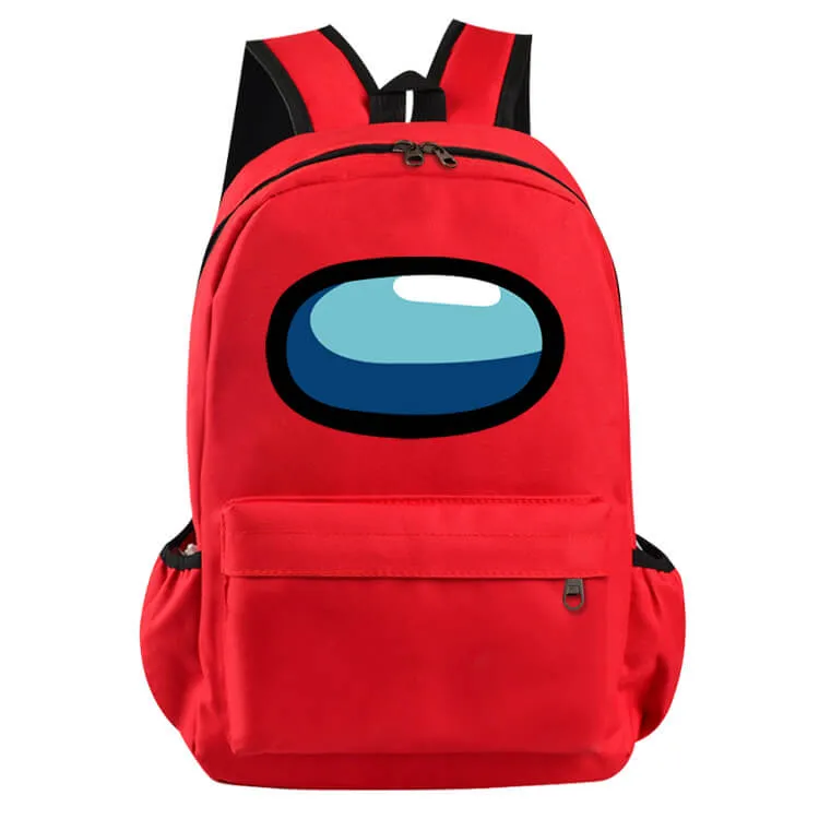 Among us Cosplay Canvas Waterproof Backpack Halloween School Bags