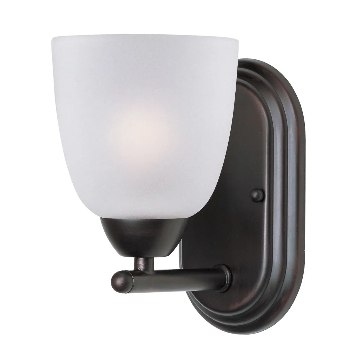 Axis 8 in. Armed Sconce Bronze Finish