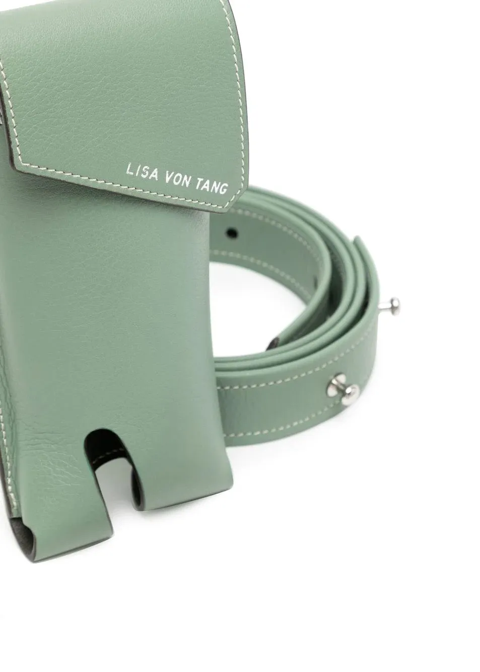 Belted Phone Bag in Pistachio