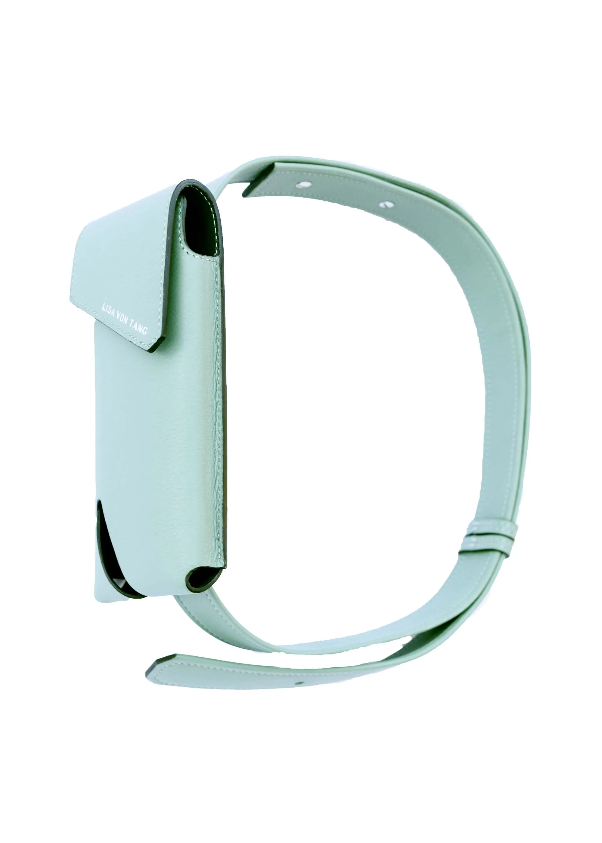 Belted Phone Bag in Pistachio