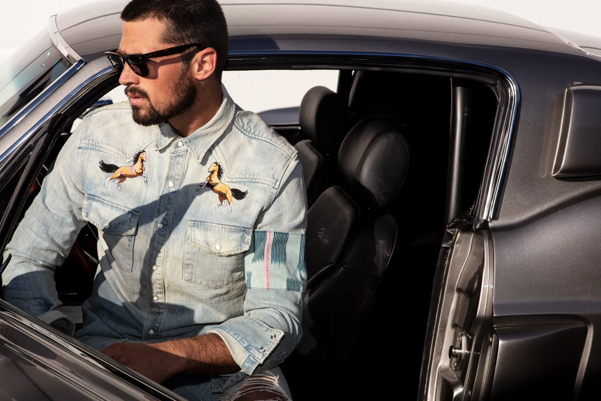 BLANCO RIVER WESTERN DENIM SHIRT