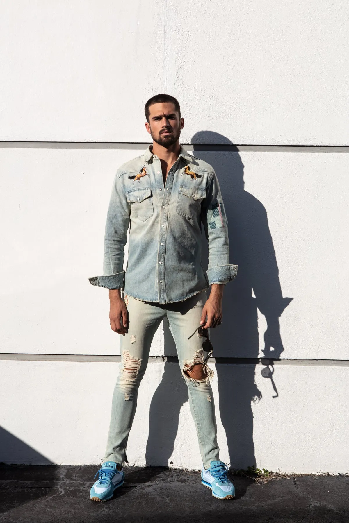 BLANCO RIVER WESTERN DENIM SHIRT