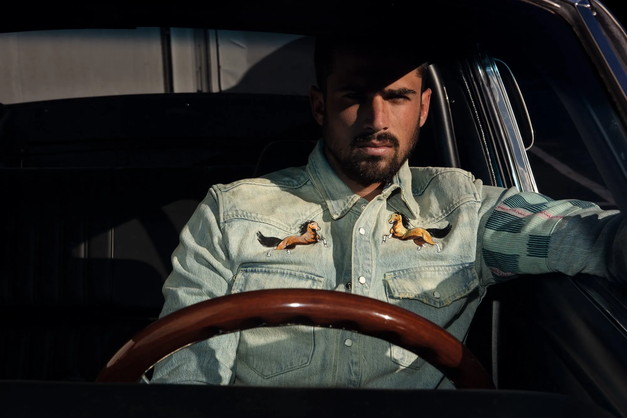 BLANCO RIVER WESTERN DENIM SHIRT