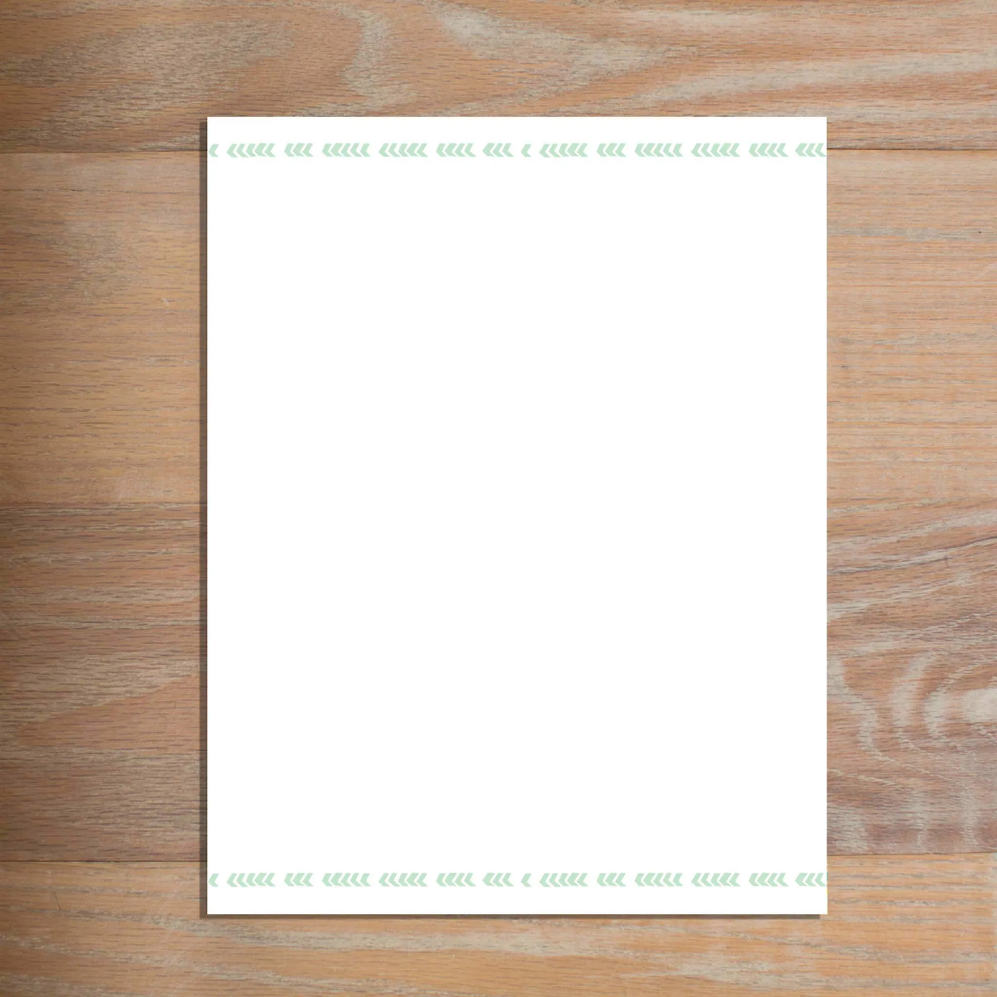 Boho Chic Custom Letterhead