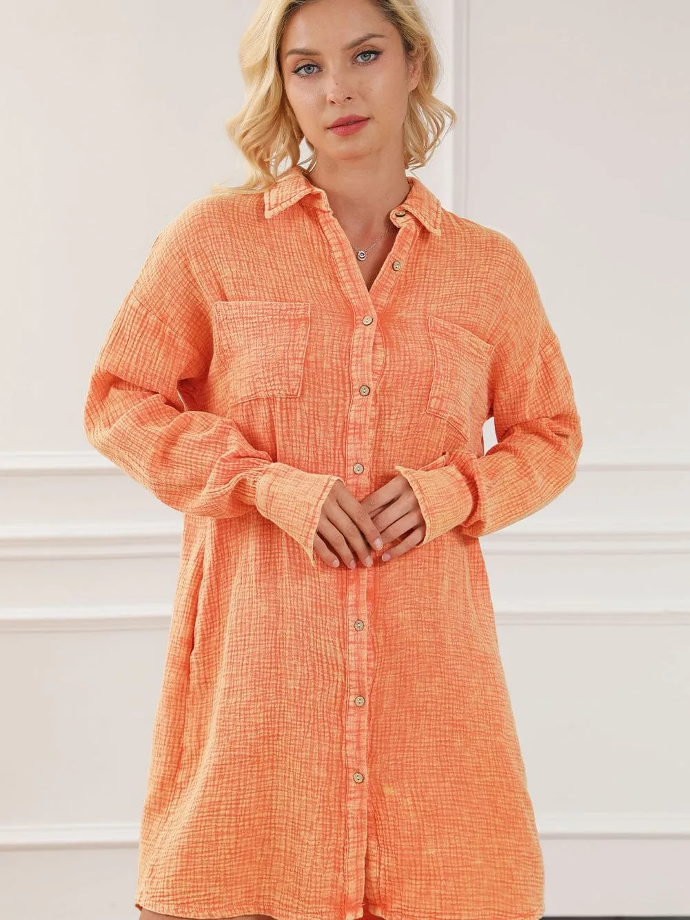 Boho-Chic Shirt Dress