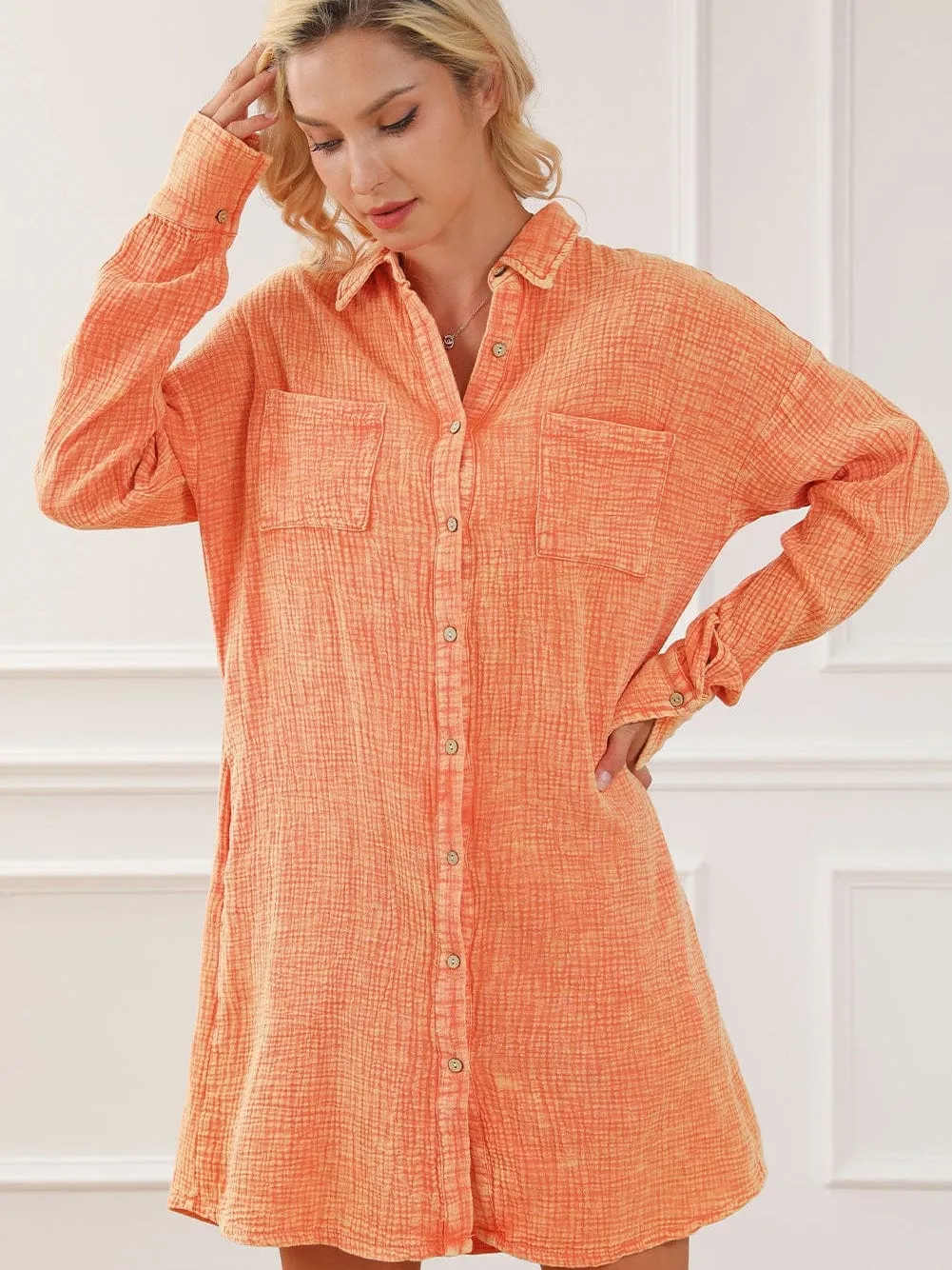 Boho-Chic Shirt Dress