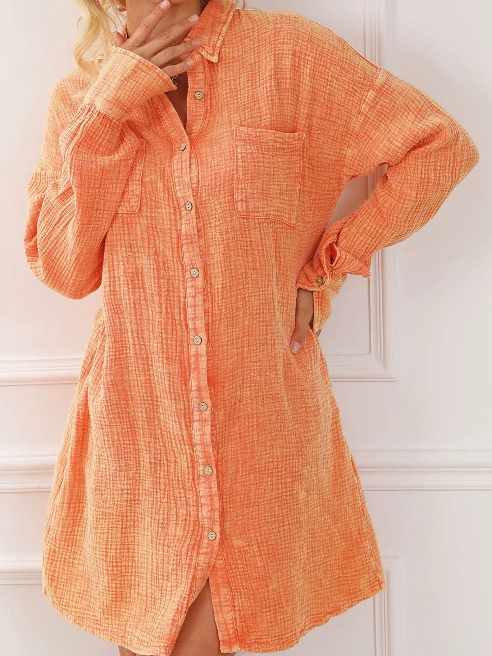 Boho-Chic Shirt Dress