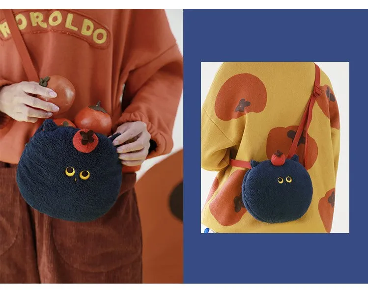 Casual Cute Owl Plush Cross Body Bag