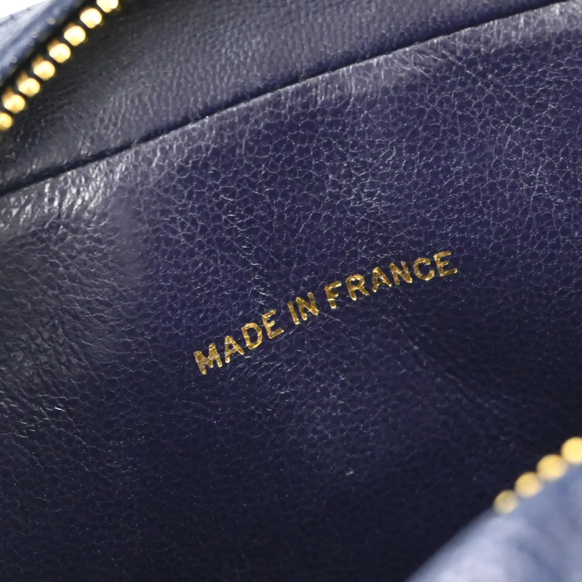 Chanel 1991-1994 Navy Caviar Camera Bag Small
