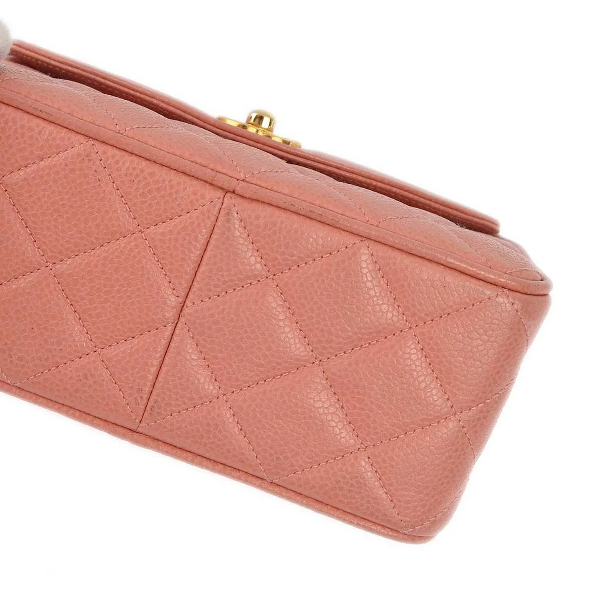 Chanel 1991-1994 Pink Caviar Camera Bag Mini