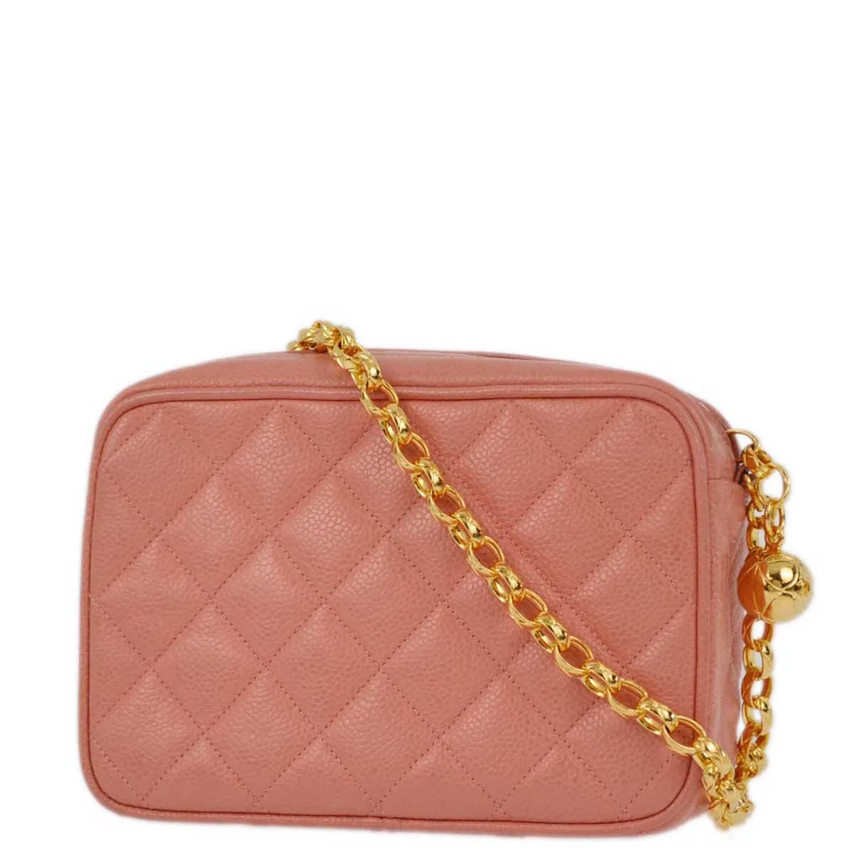 Chanel 1991-1994 Pink Caviar Camera Bag Mini