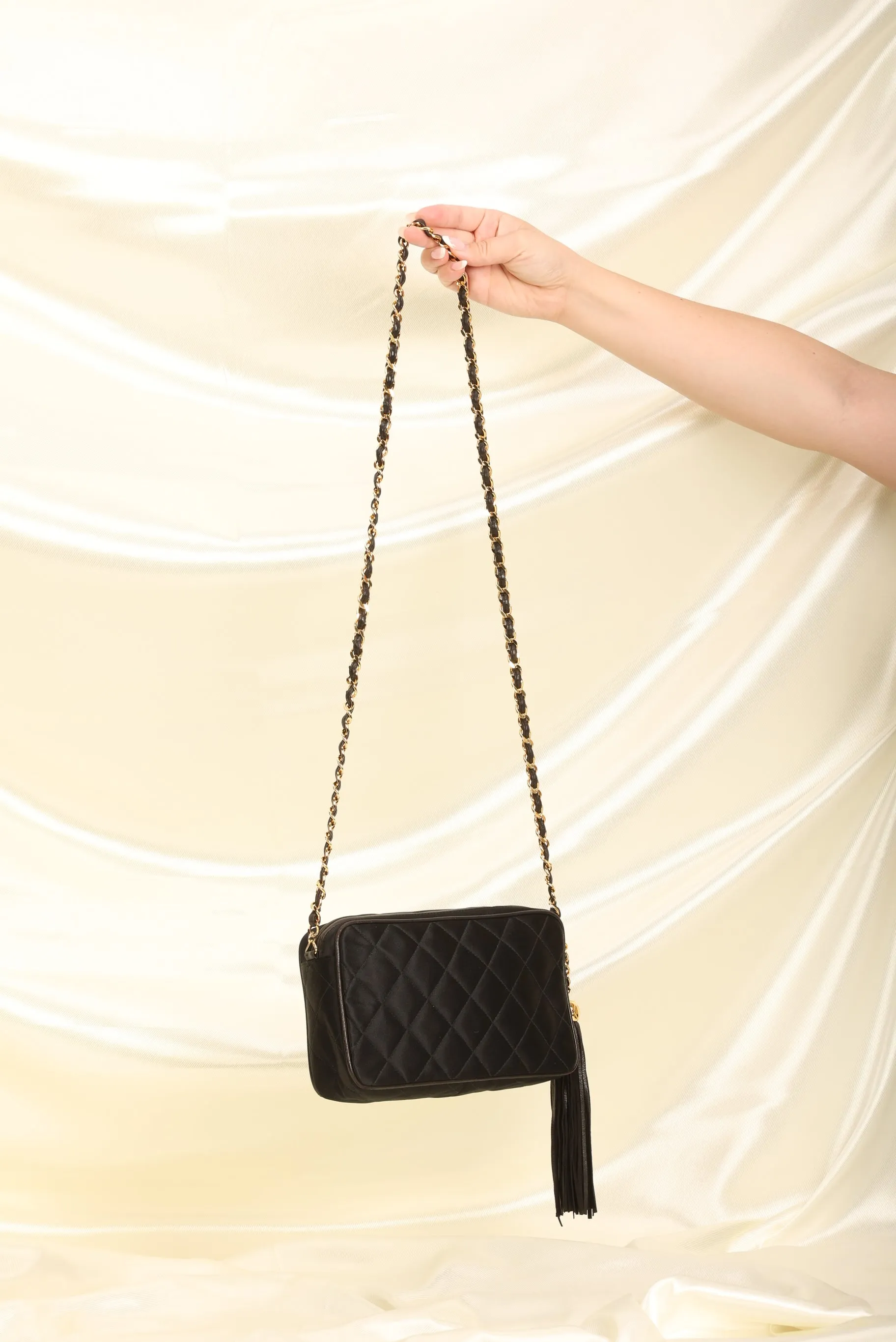 Chanel Satin Timeless Camera Bag