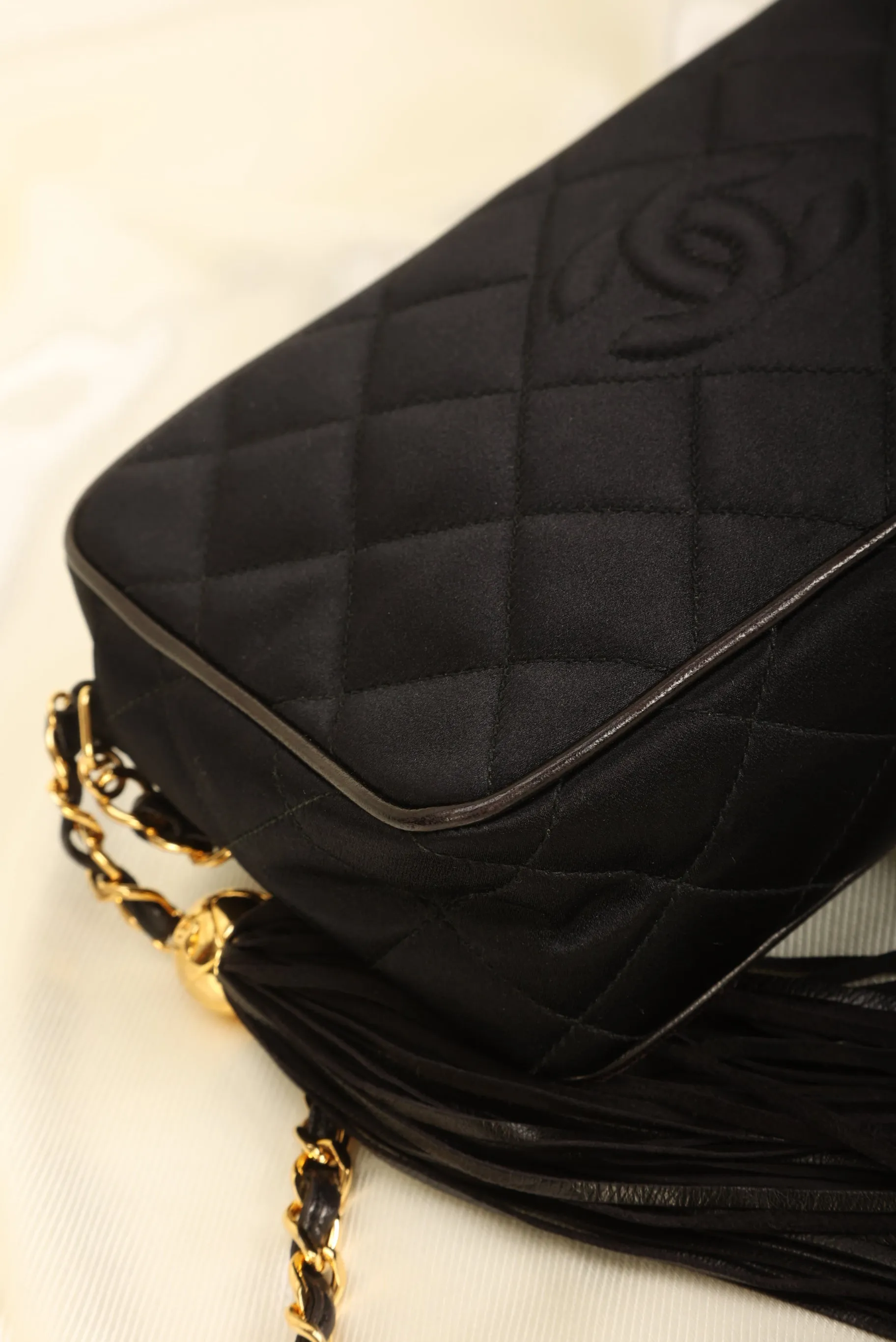 Chanel Satin Timeless Camera Bag