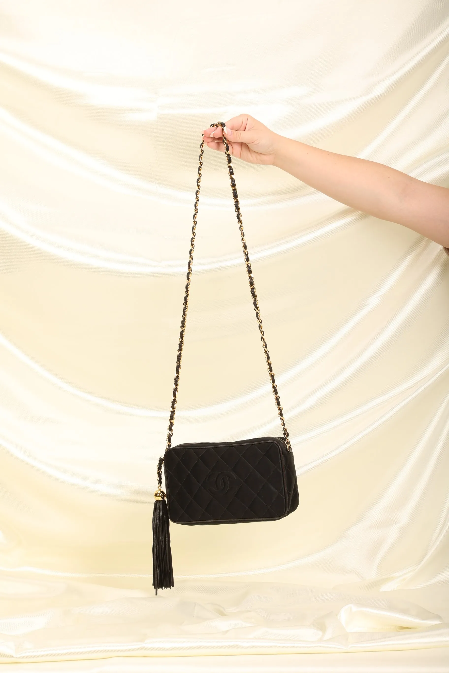 Chanel Satin Timeless Camera Bag