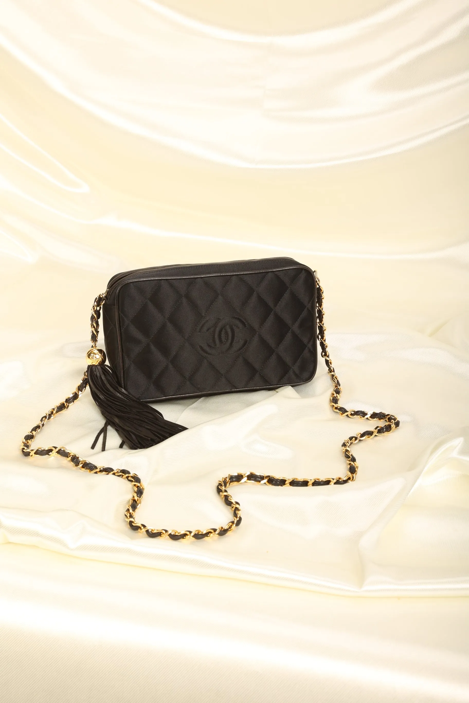 Chanel Satin Timeless Camera Bag