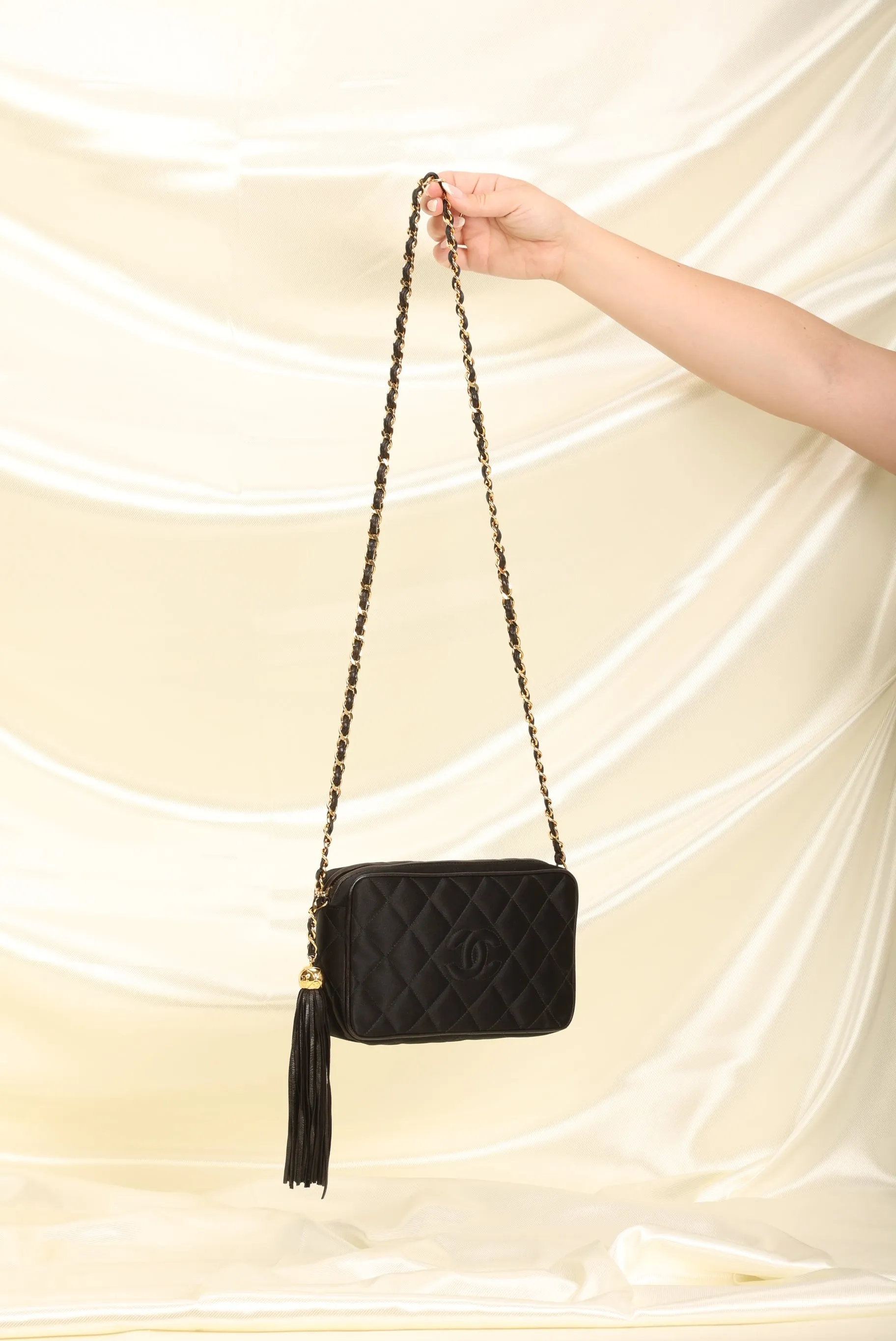Chanel Satin Timeless Camera Bag