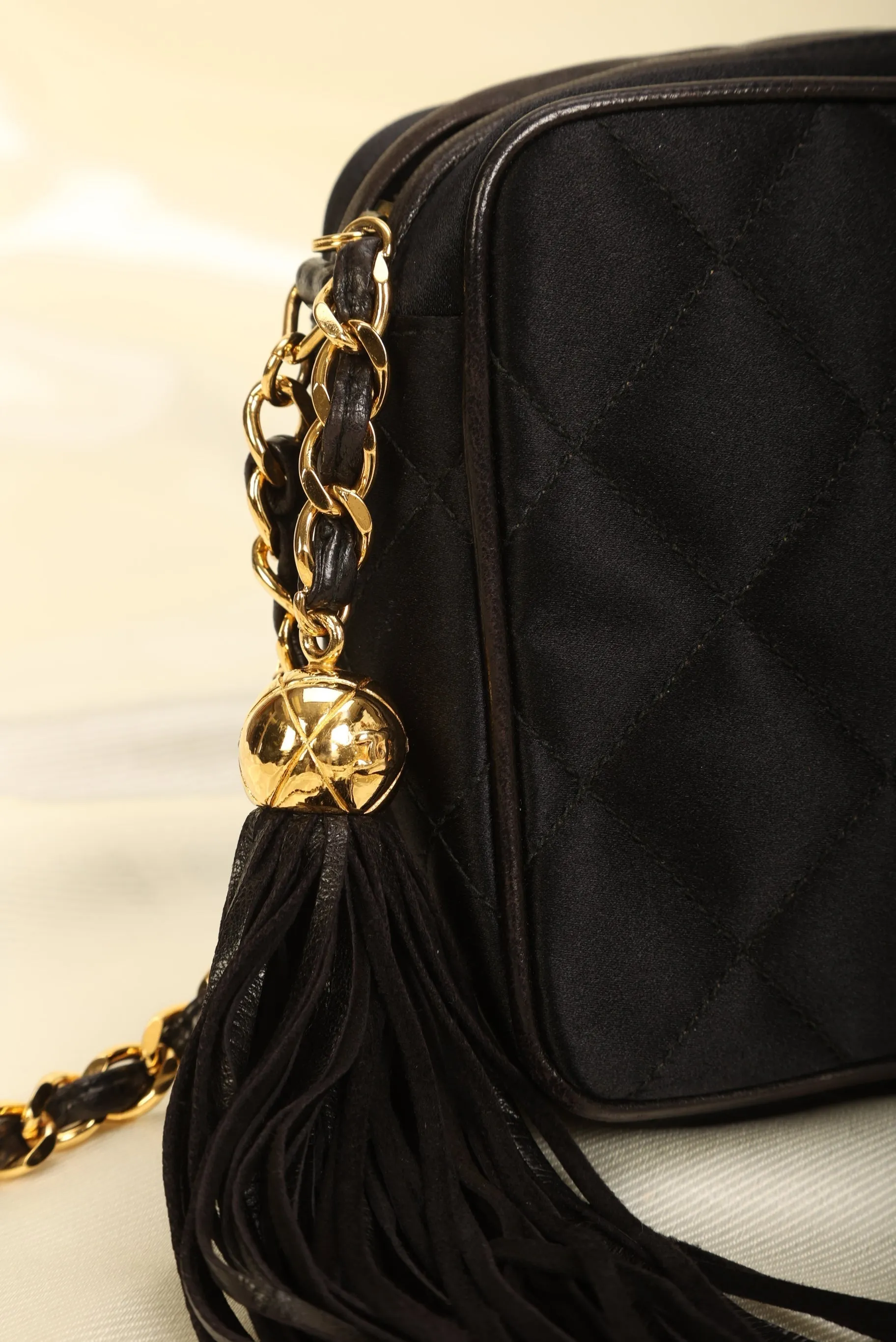 Chanel Satin Timeless Camera Bag
