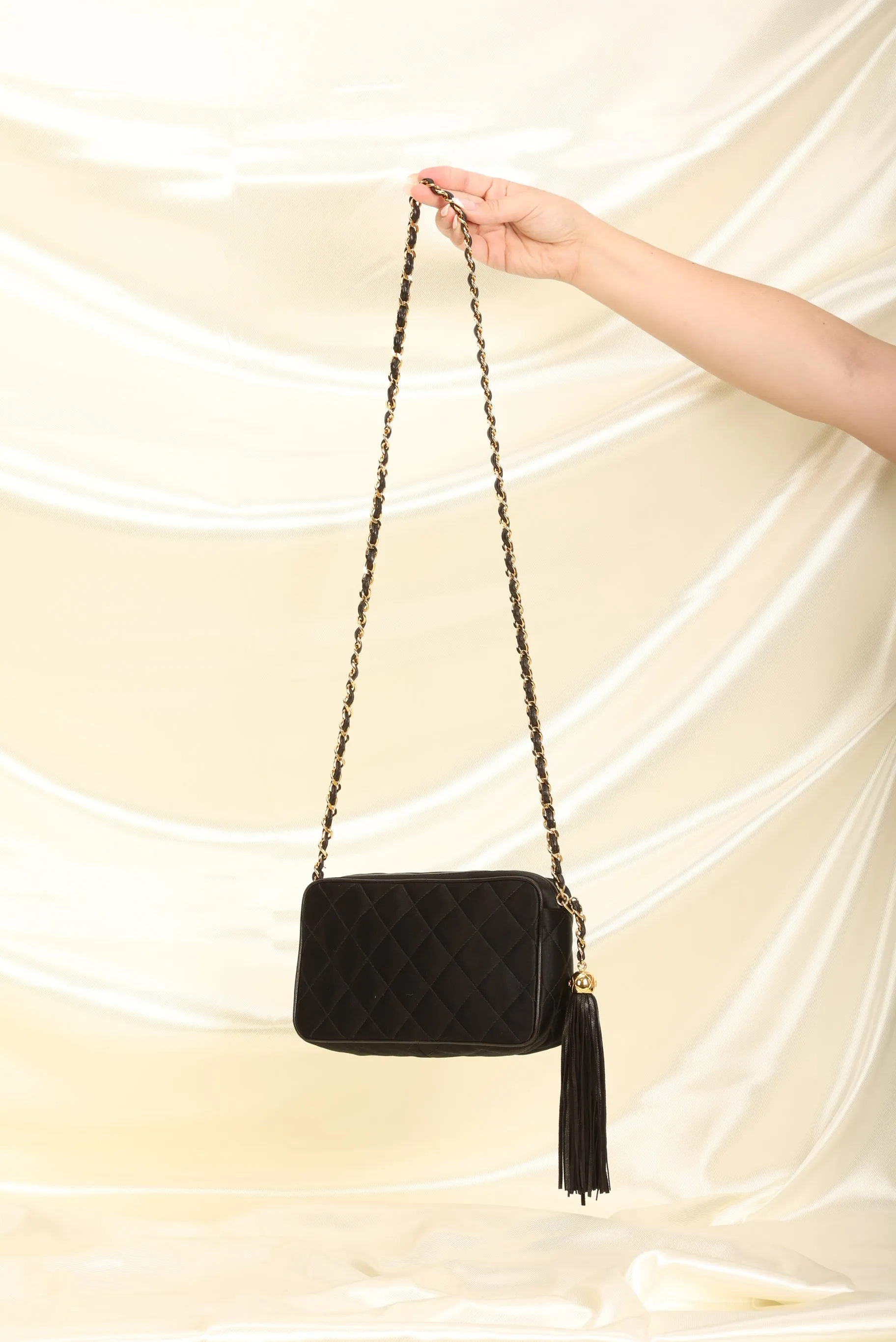 Chanel Satin Timeless Camera Bag