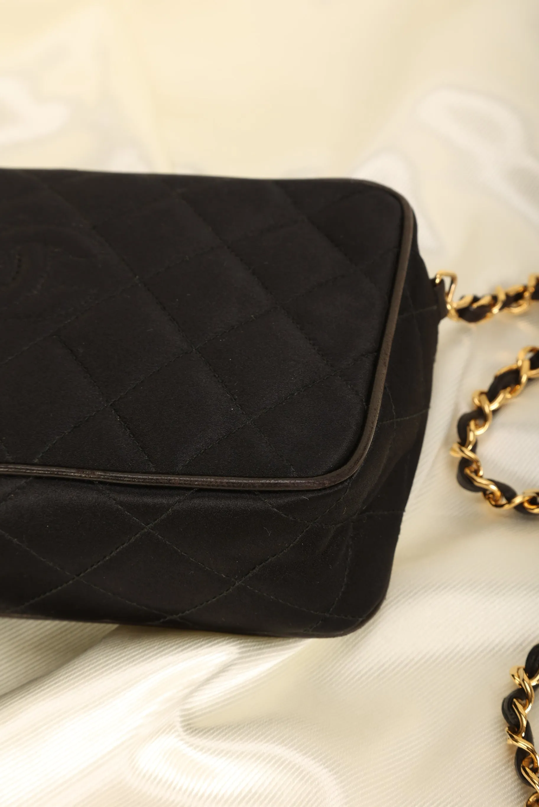 Chanel Satin Timeless Camera Bag