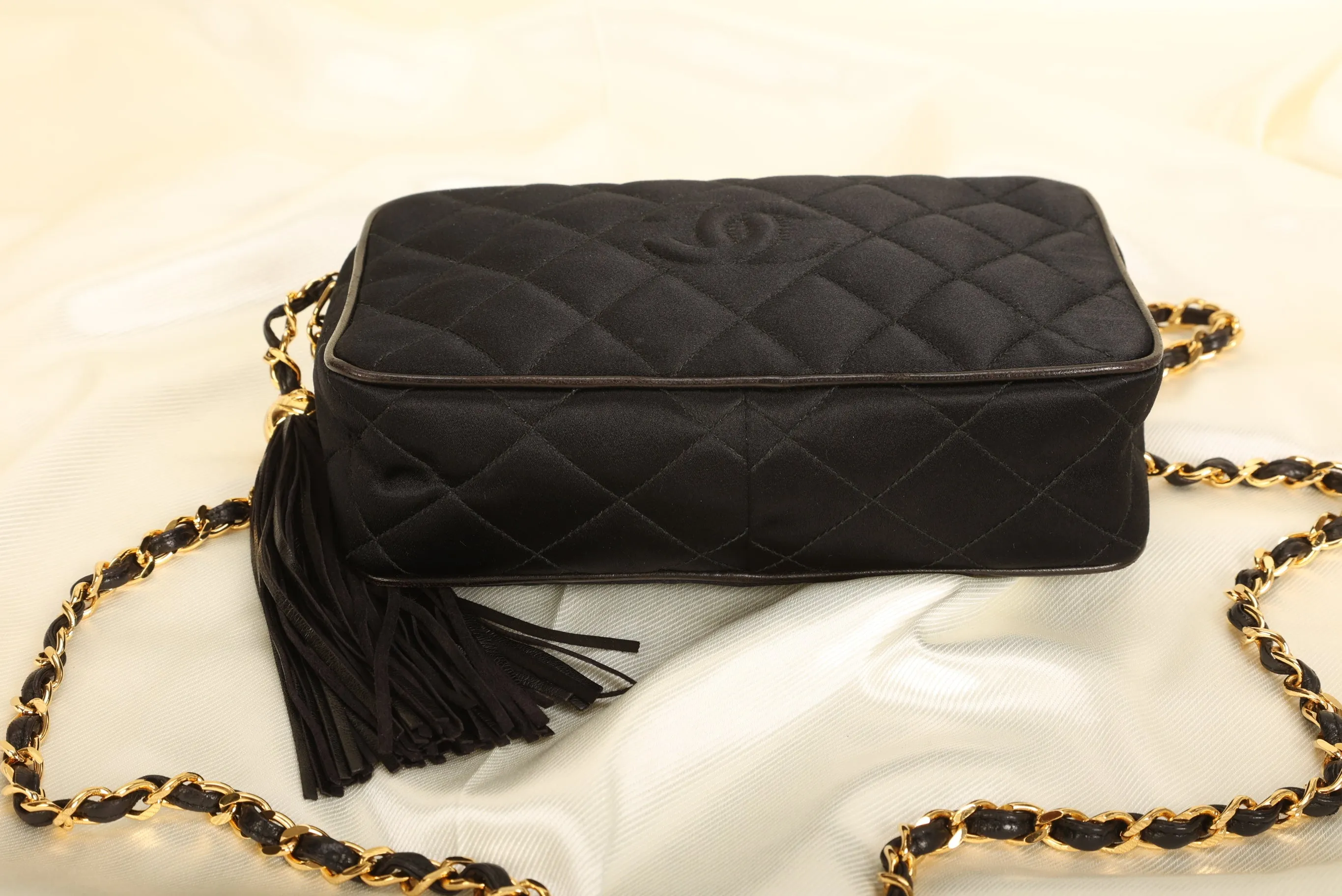 Chanel Satin Timeless Camera Bag