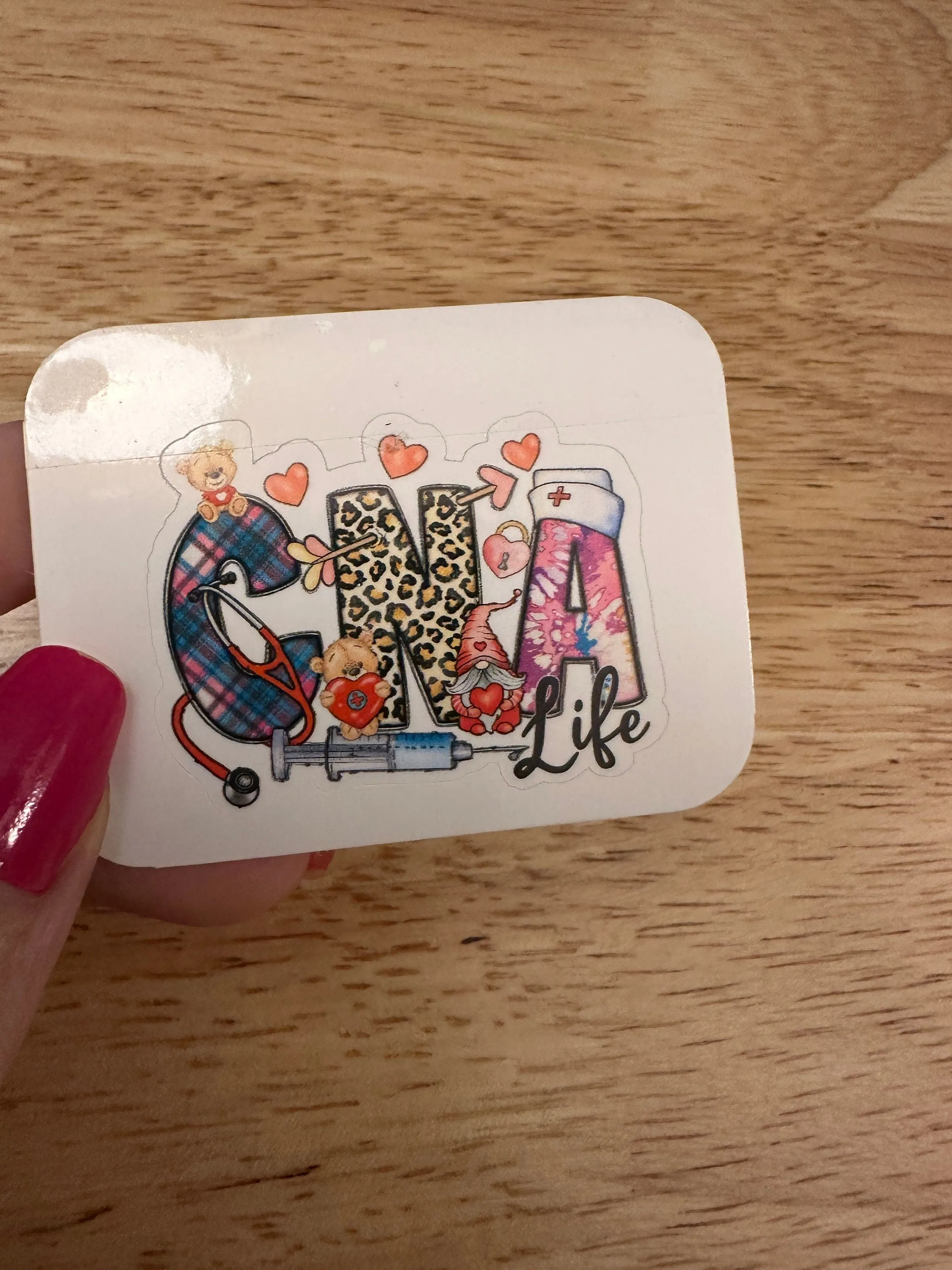 CNA Life Sticker, Certified Nurse Assistant Life Sticker, Medical STICKER, Cute Medical Design Sticker,  Nurse Life Sticker