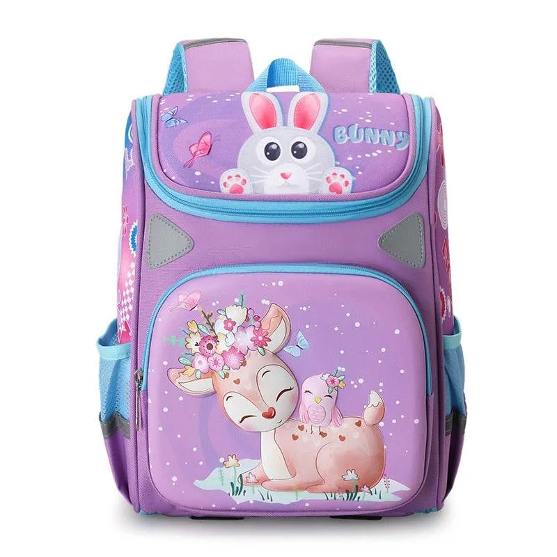 Cute Cartoon Character Girls School Bags