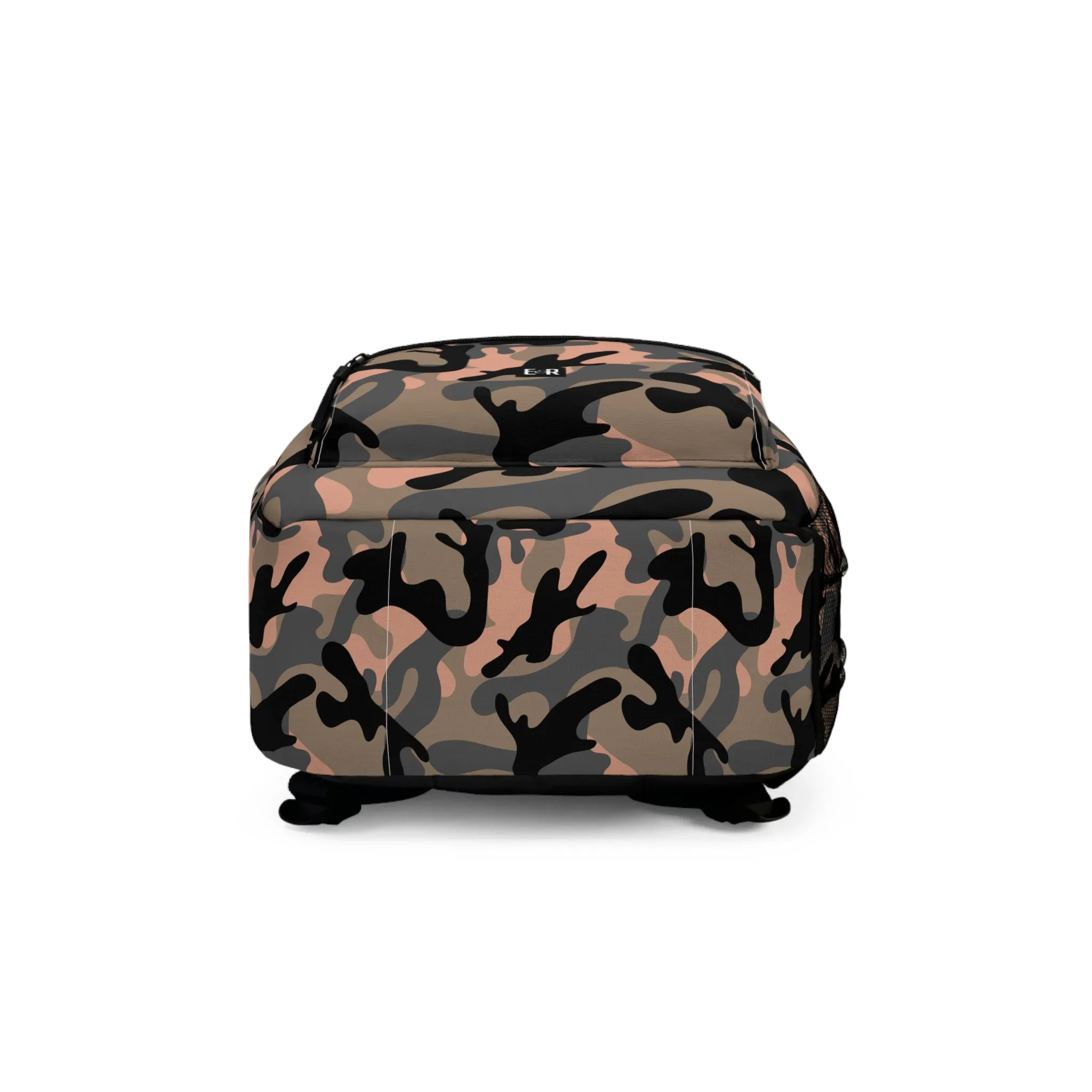 Eddy and Rita Women's Pink and Grey Camo Backpack - Premium Designer Bag