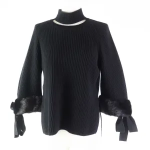 FENDI knit FZY545 cashmere black 36