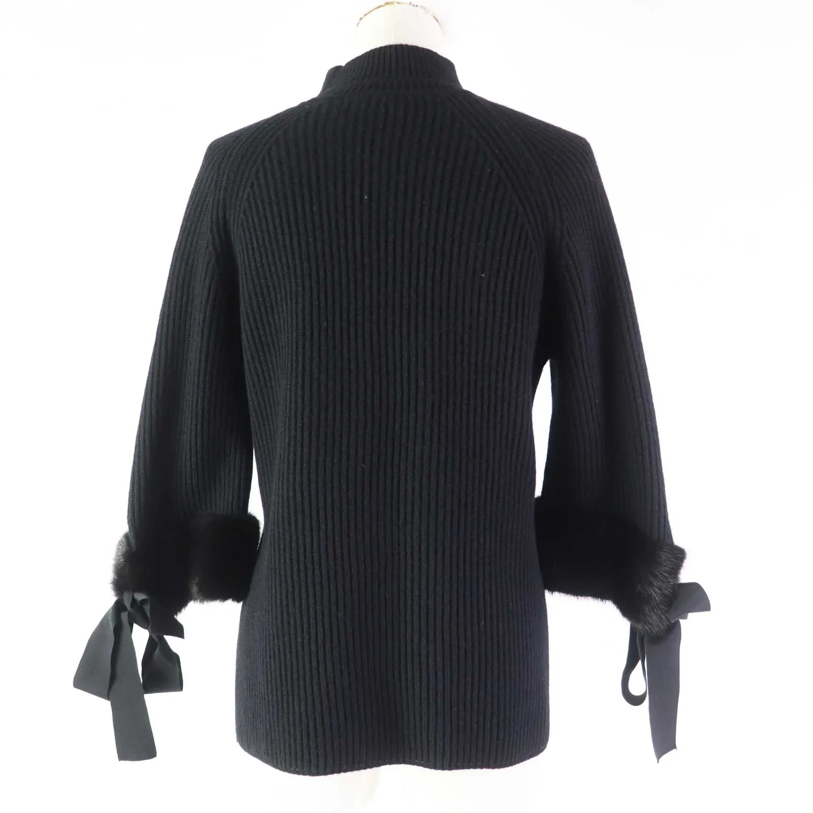 FENDI knit FZY545 cashmere black 36