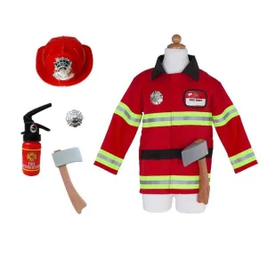 Firefighter with accesories