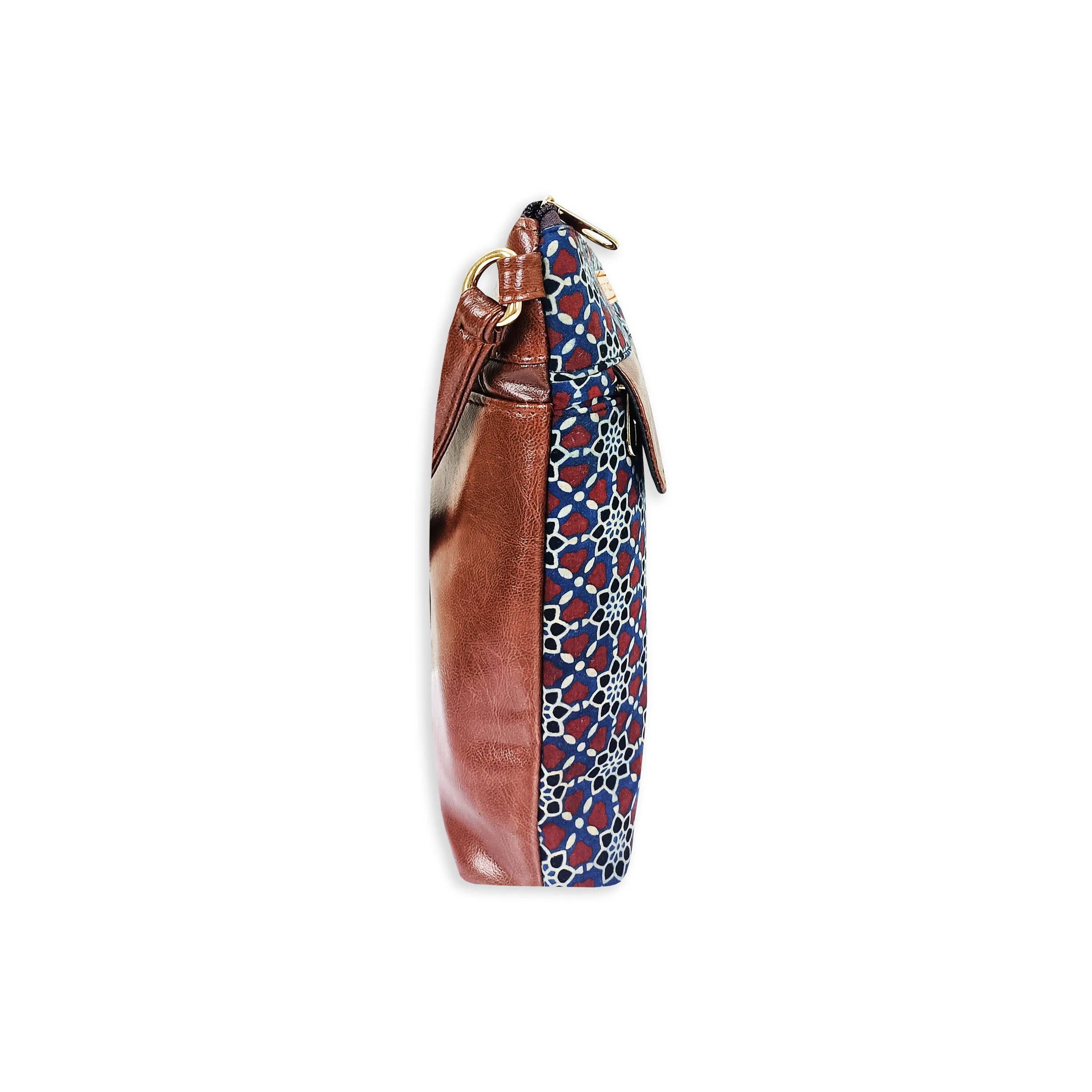 Floral Jaal Messenger Bag