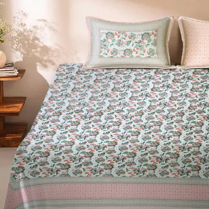 Folklore Chic Floral Bedsheet