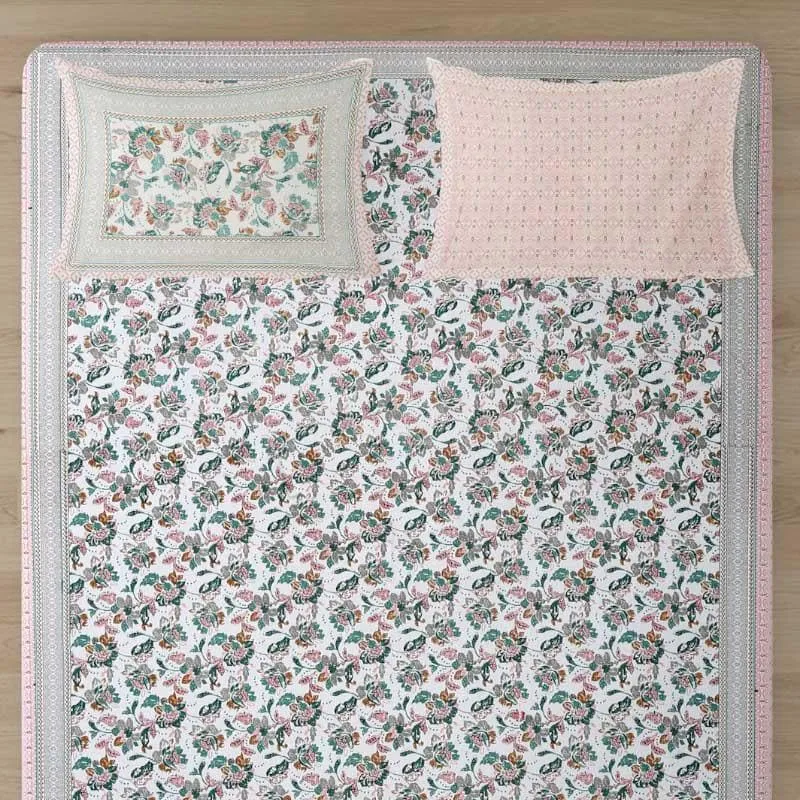 Folklore Chic Floral Bedsheet
