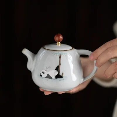 Gohobi Hand-painted Panda Teapot