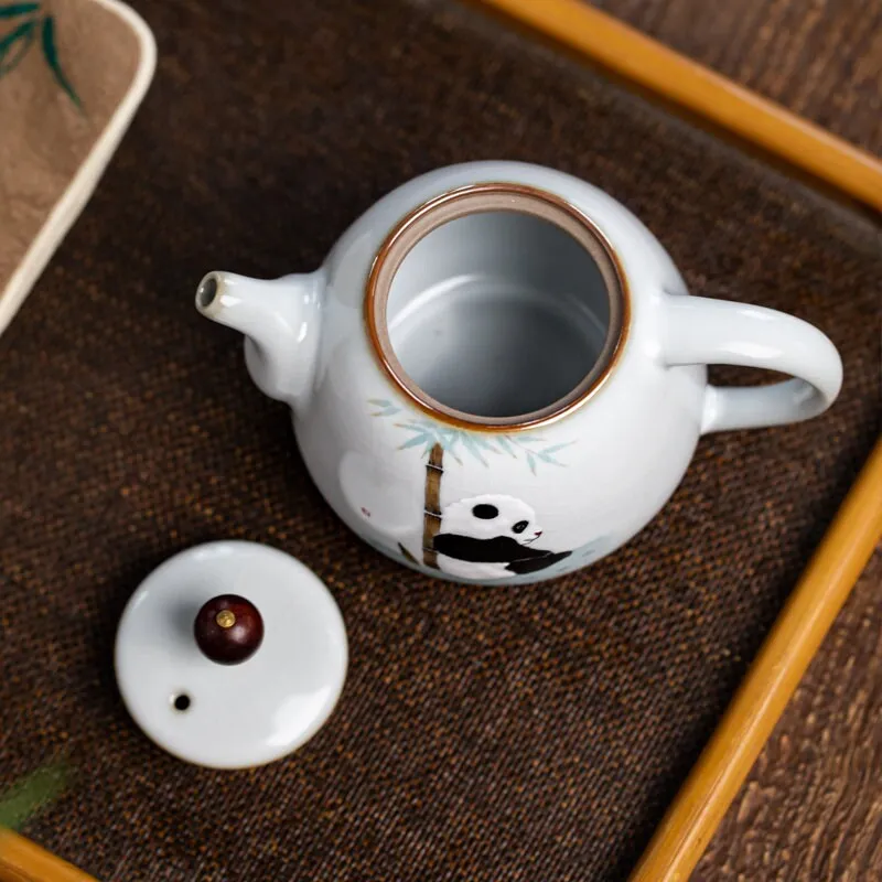 Gohobi Hand-painted Panda Teapot