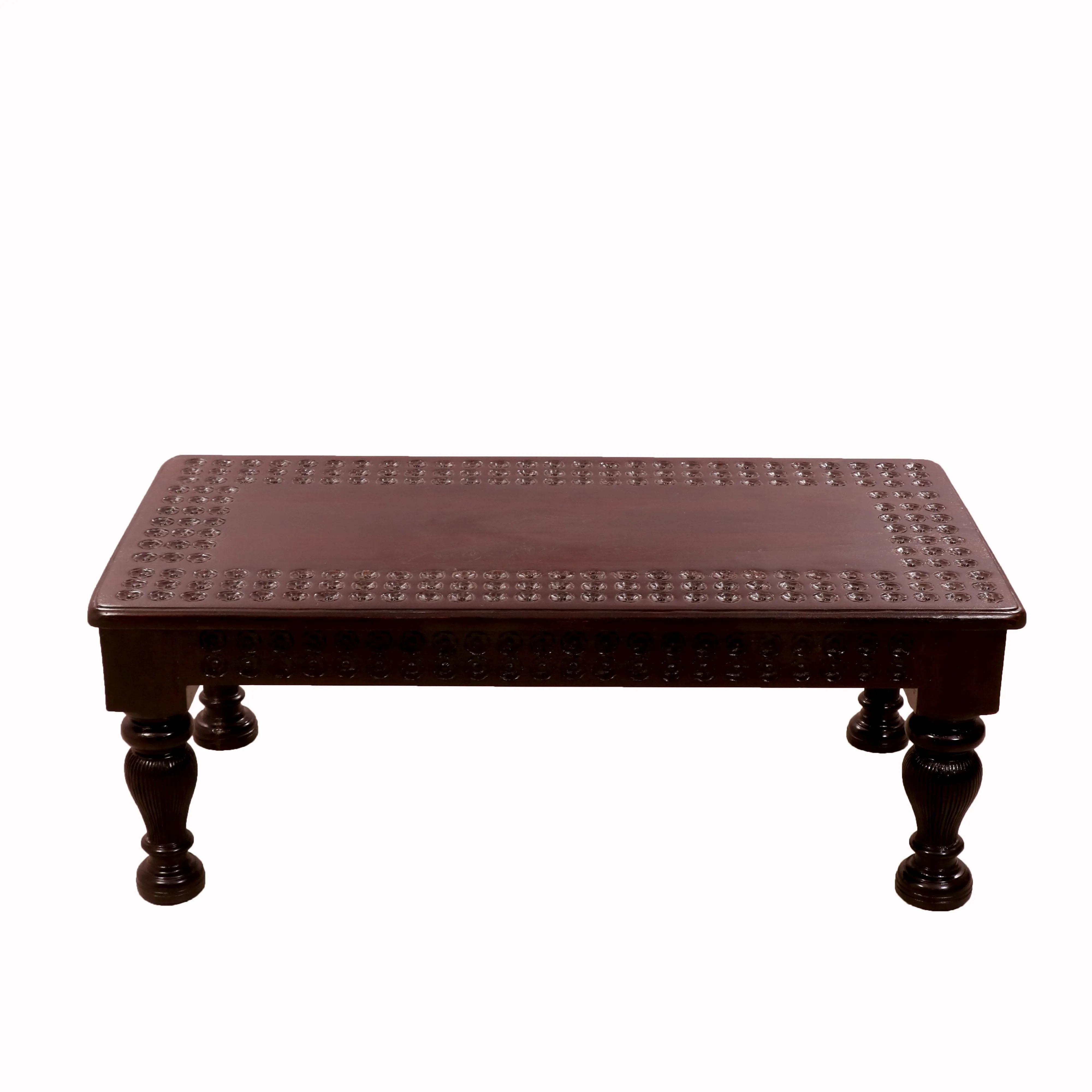 Hand Beaten Edge Table