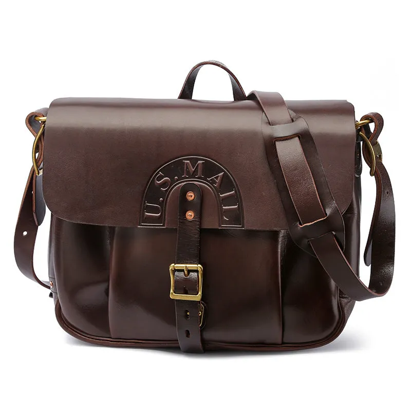Handmade custom messenger bag