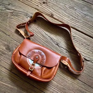 Handmade custom messenger bag