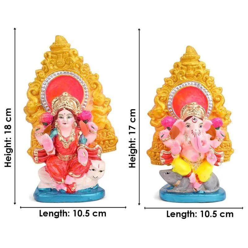 Harmony Lakshmi Ganesha Idol Set