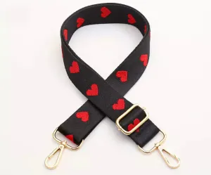 Heart Guitar Purse Straps