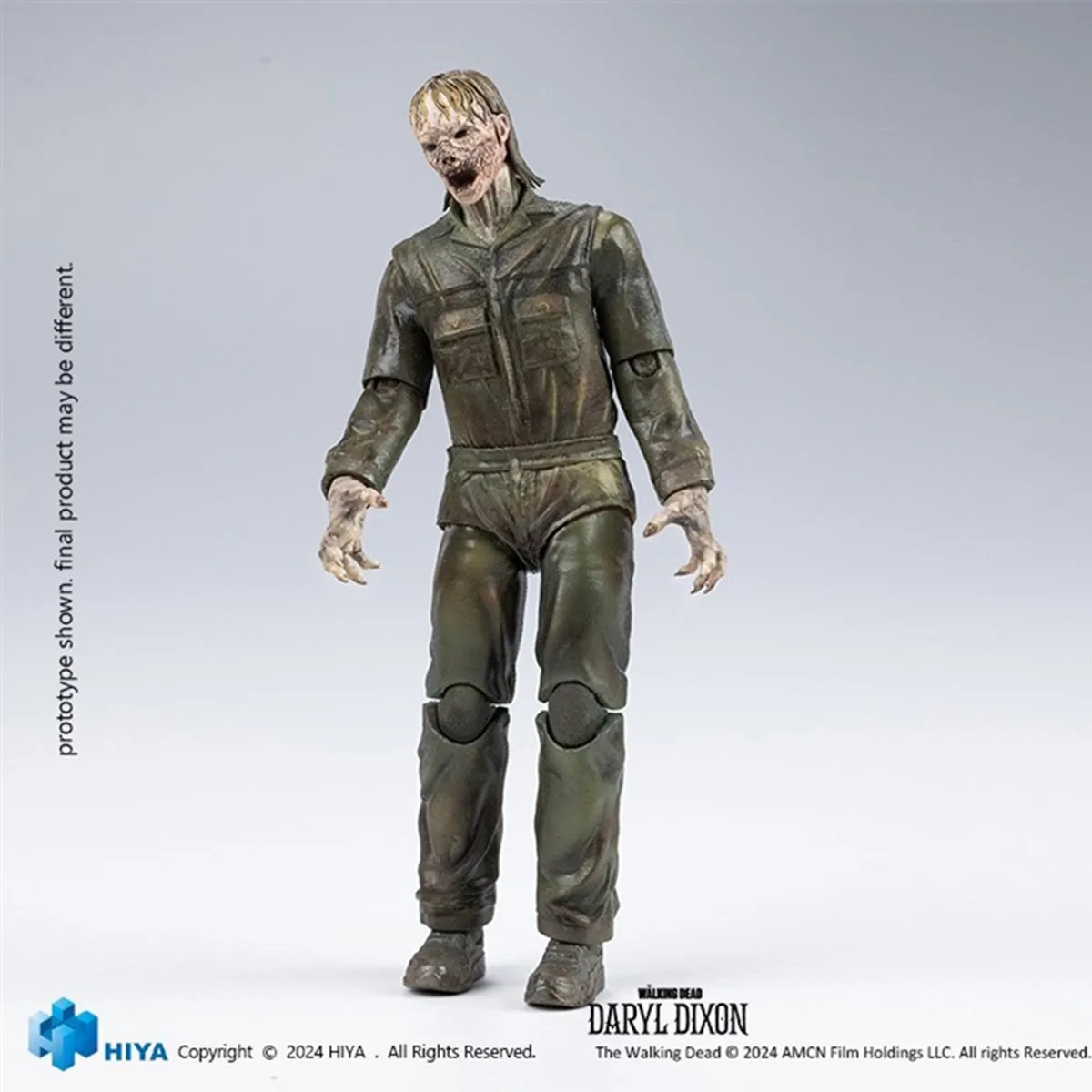 HiPlay HIYA Exquisite Mini Series, Daryl Dixon Black-eyed Walker, 4 Inch Action Figure Full Set