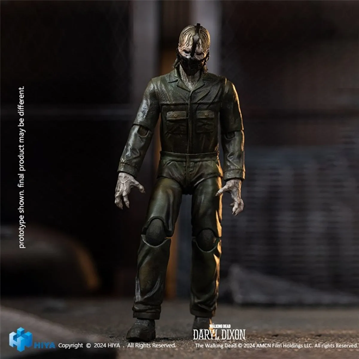 HiPlay HIYA Exquisite Mini Series, Daryl Dixon Black-eyed Walker, 4 Inch Action Figure Full Set