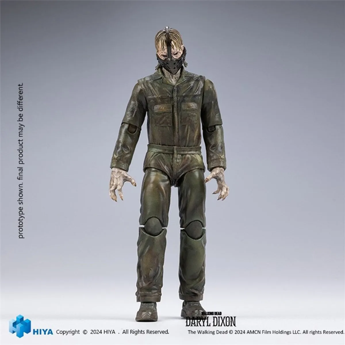 HiPlay HIYA Exquisite Mini Series, Daryl Dixon Black-eyed Walker, 4 Inch Action Figure Full Set