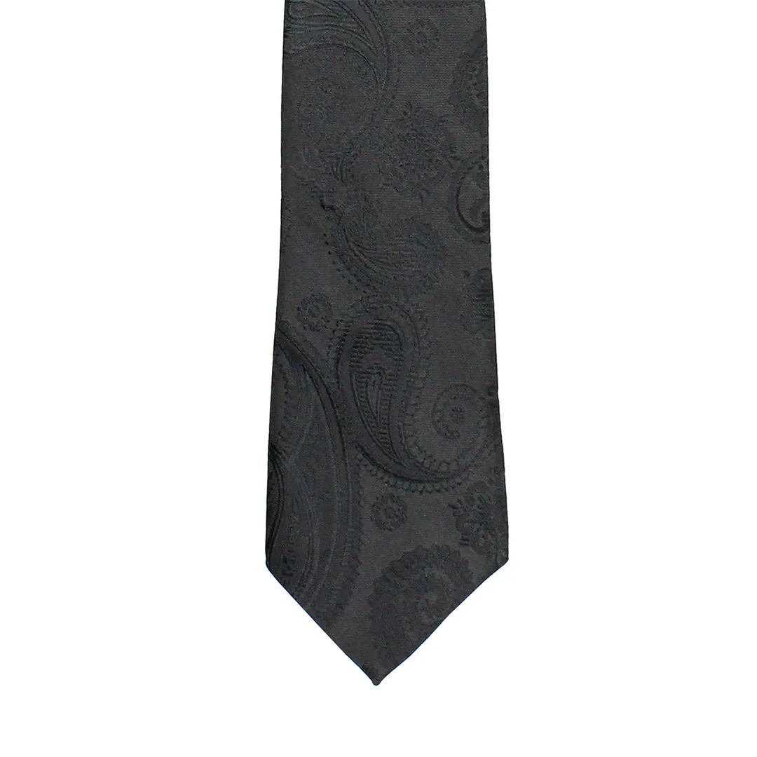Kavove The Royal Paisley Black Necktie