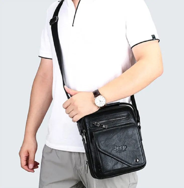 Men's Leather Shoulder Bag