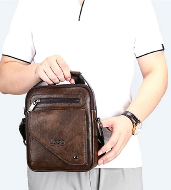 Men's Leather Shoulder Bag